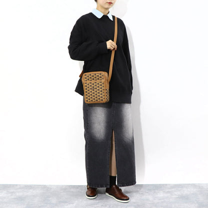 バリー BALLY バッグ ショルダーバッグ ユニセックス CROSS ブラウン×オーロソフト マルチデセルトブラウン ロゴ 柄 ミニバッグ レザー ゴールド金具 メンズ レディース 6305088