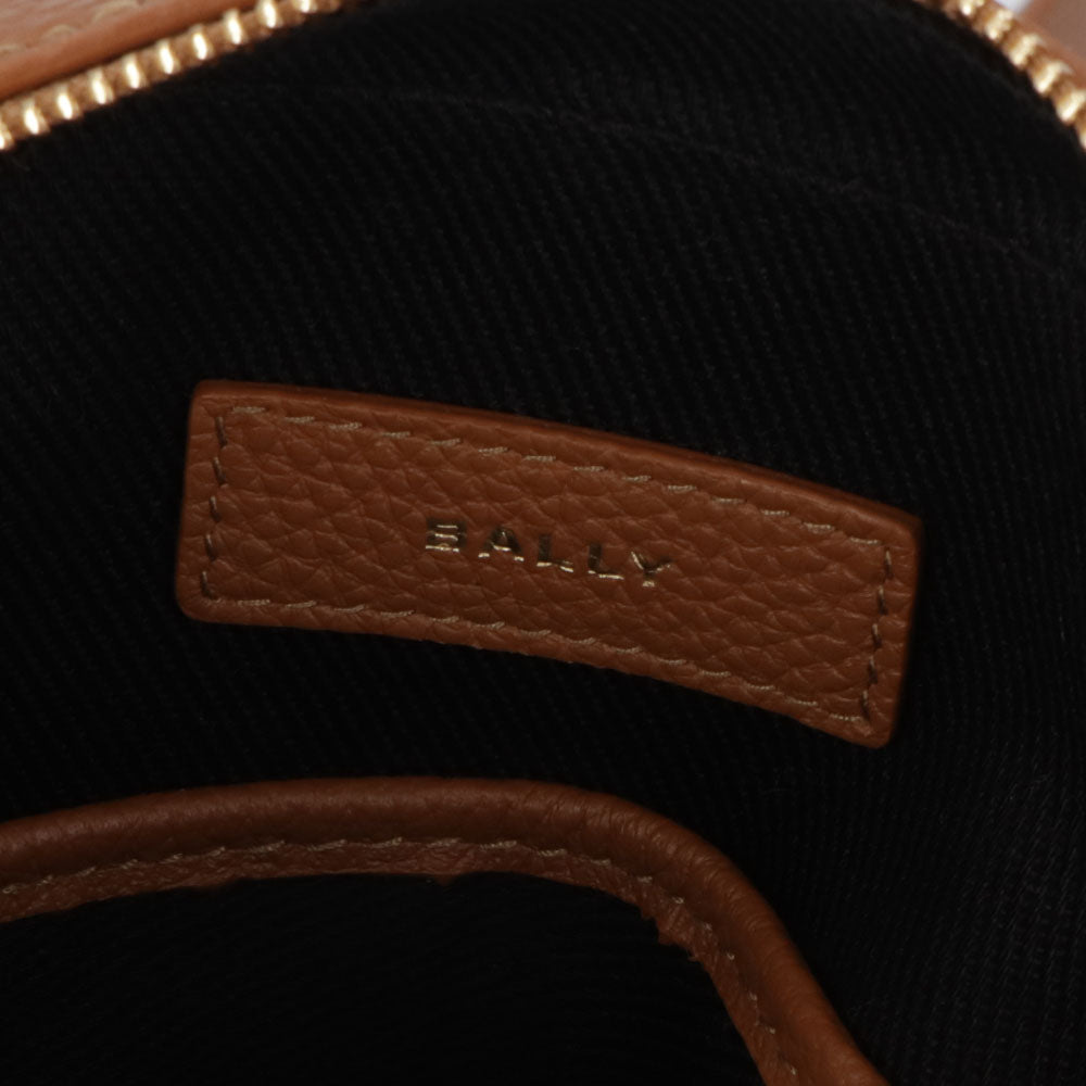 BALLY ショルダーバッグ CROSS ブラウン×オーロソフト