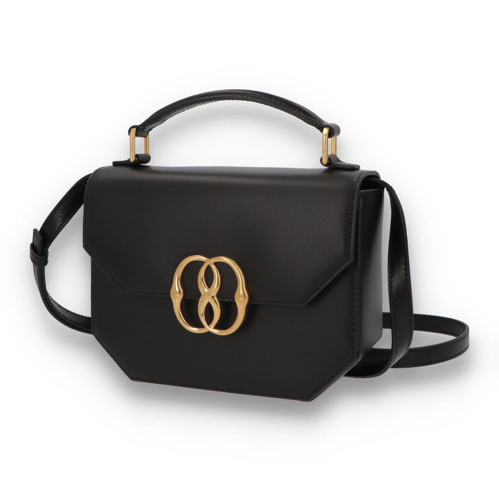 BALLY ショルダーバッグ ブラック エンブレム ミニバッグ