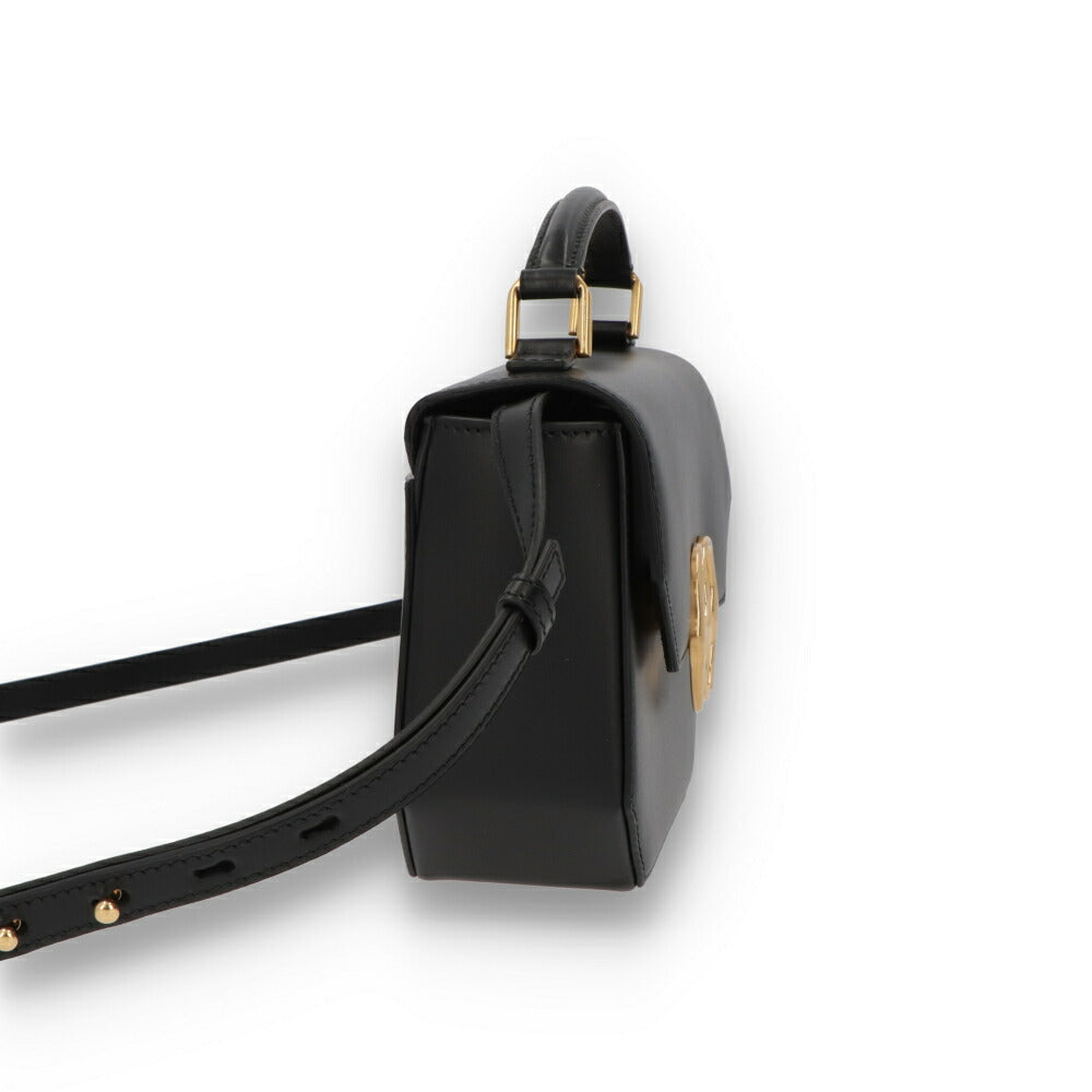 BALLY ショルダーバッグ ブラック エンブレム ミニバッグ