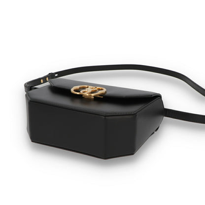 BALLY ショルダーバッグ ブラック エンブレム ミニバッグ