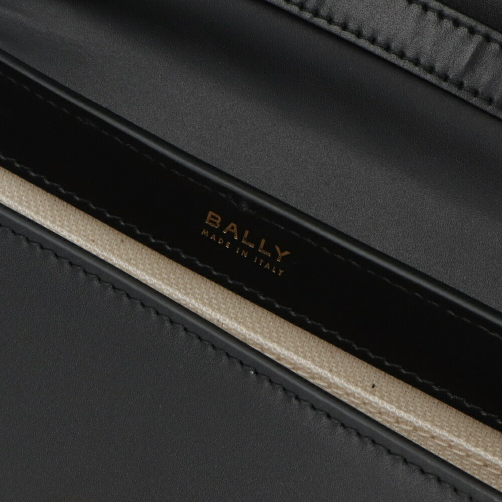 BALLY ショルダーバッグ ブラック エンブレム ミニバッグ