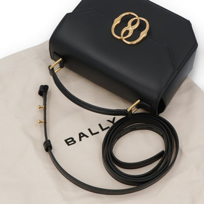 BALLY ショルダーバッグ ブラック エンブレム ミニバッグ