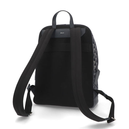 バリー BALLY バッグ リュック・デイパック ユニセックス 761346608266 ネイビー デニム レザー メンズ レディース ロゴ ペナントモチーフ ロゴ シルバー金具 BORD TREKK