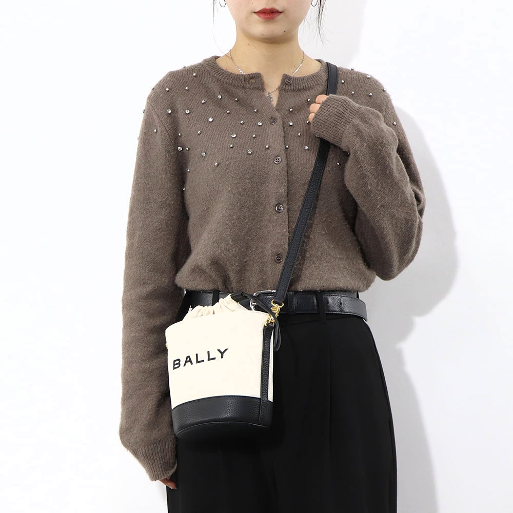 BALLY ショルダーバッグ BAR MINI 8 HOURS 巾着バッグ