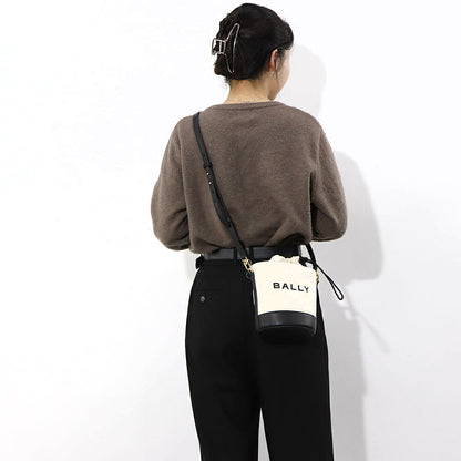 BALLY ショルダーバッグ BAR MINI 8 HOURS 巾着バッグ