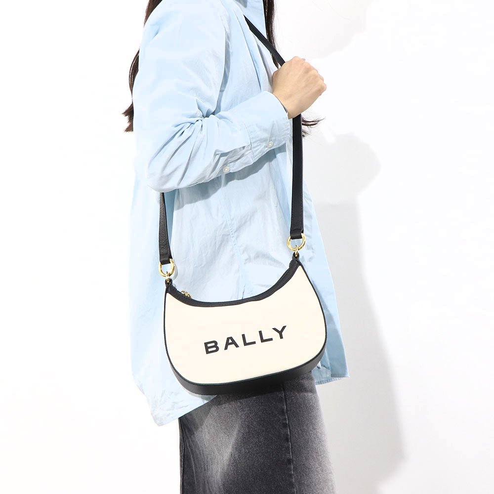 BALLY ショルダーバッグ BAR ELLIPSE ロゴ