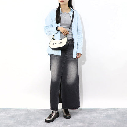 BALLY ショルダーバッグ BAR ELLIPSE ロゴ