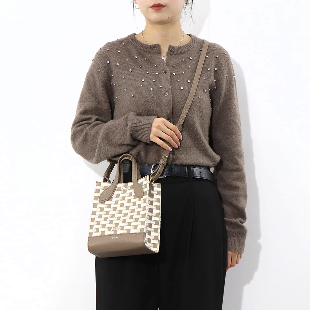 BALLY ショルダーバッグ MINI KEEP ON ペナントモチーフ