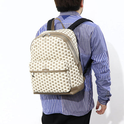 バリー BALLY バッグ リュック・デイパック ユニセックス BORD TREKK グレー系 ブラウン×レッド ブラウン レザー メンズ レディース ペナントモチーフ ゴールド金具 シルバー金具