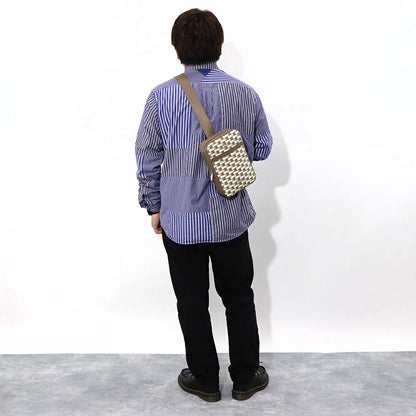 バリー BALLY バッグ ショルダーバッグ ユニセックス PENNANT SLING グレー系 レザー メンズ レディース シルバー金具 ロゴ ペナントモチーフ 761346608273