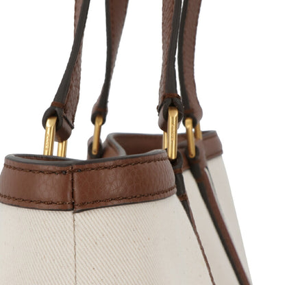 バリー BALLY バッグ トートバッグ ユニセックス CODE TOTE LF ホワイト×ブラウン ファブリック レザー メンズ レディース ロゴ ゴールド金具 ミニポーチ シンプル 大容量 WAE03W