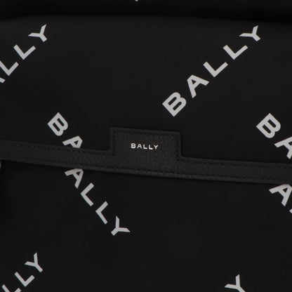 バリー BALLY バッグ リュック・デイパック ユニセックス CODE BACKPCK ネイビー ブラック ナイロン レザー メンズ レディース ロゴプリント 総柄  MAK02W