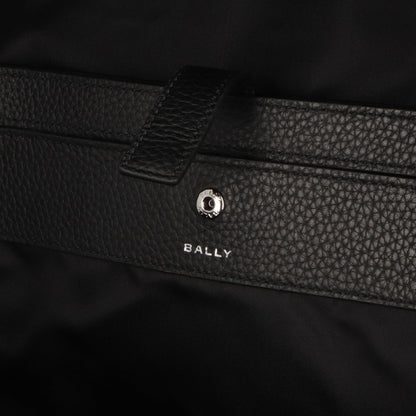 バリー BALLY バッグ リュック・デイパック ユニセックス CODE BACKPCK ネイビー ブラック ナイロン レザー メンズ レディース ロゴプリント 総柄  MAK02W