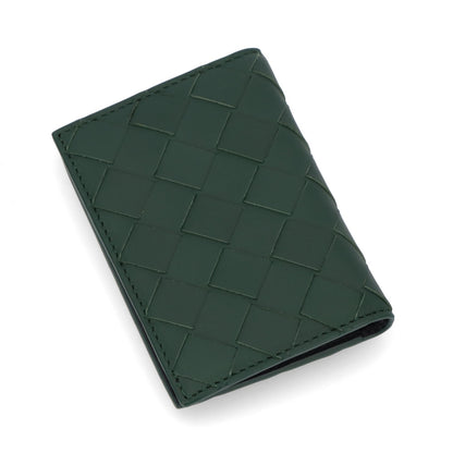 ボッテガ ヴェネタ BOTTEGA VENETA 雑貨 カードケース・名刺入れ メンズ グリーン レザー イントレチャート パスケース 定期入れ ロゴ シンプル 749417 VCPQ6