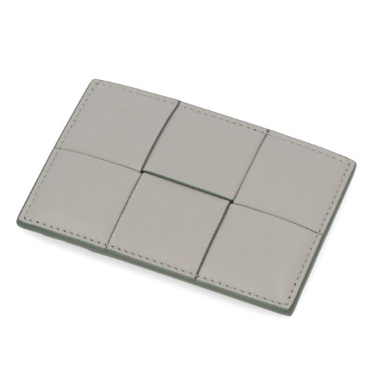 ボッテガ ヴェネタ BOTTEGA VENETA 雑貨 カードケース ユニセックス CASSETTE カセット グレー ラムスキン メンズ レディース マキシイントレチャート 定期入れ パスケース ロゴ シンプル 742693 V2PN1