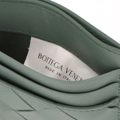 ボッテガ ヴェネタ BOTTEGA VENETA 雑貨 カードケース ユニセックス グリーン ライトグリーン ピンク ブラック ラムスキン イントレチャート 定期入れ パスケース ロゴ シンプル メンズ レディース 742325 VCPP3
