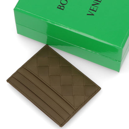 ボッテガ ヴェネタ BOTTEGA VENETA 雑貨 カードケース ユニセックス ブラウン ラムスキン イントレチャート 定期入れ パスケース ロゴ シンプル メンズ レディース 743209 VCPQ3