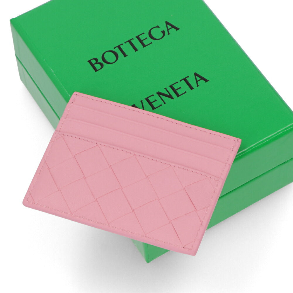 BOTTEGA VENETA カードケース ピンク マキシイントレチャート カセット 定期入れ 742325 VCPP3
