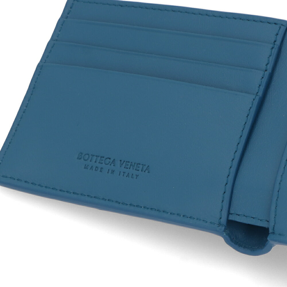 BOTTEGA VENETA 財布 カーキ カーフスキン マキシイントレチャート カセット 743004 VBWD2