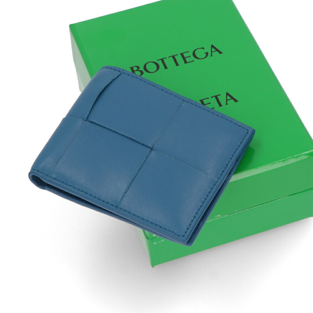 BOTTEGA VENETA 財布 カーキ カーフスキン マキシイントレチャート カセット 743004 VBWD2