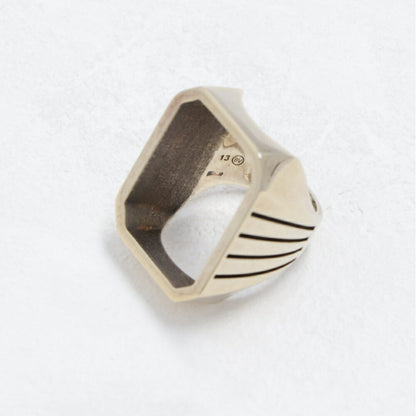 BOTTEGA VENETA リング anello argento oro giallo