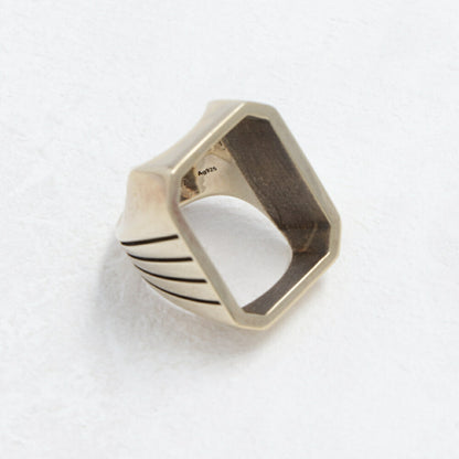 BOTTEGA VENETA リング anello argento oro giallo