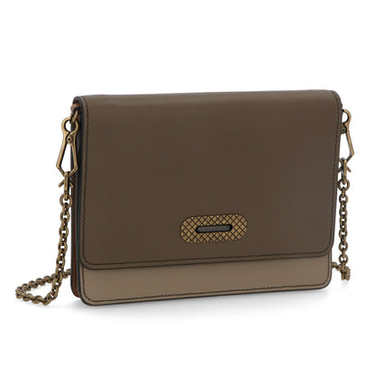 ボッテガ ヴェネタ チェーンショルダーバッグ ブラウン系