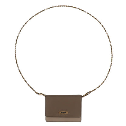 ボッテガ ヴェネタ チェーンショルダーバッグ ブラウン系