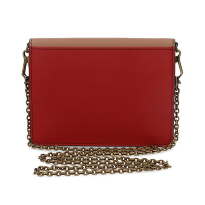 ボッテガ ヴェネタ チェーンショルダーバッグ ベージュ系