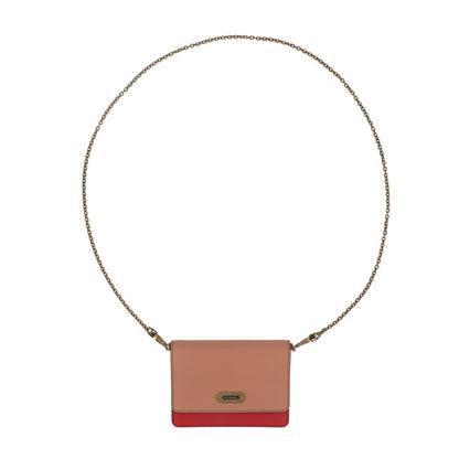 ボッテガ ヴェネタ チェーンショルダーバッグ ベージュ系