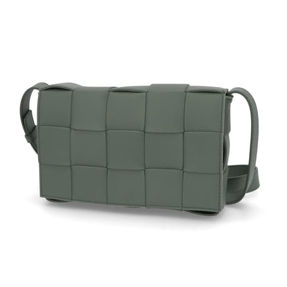ボッテガ ヴェネタ BOTTEGA VENETA バッグ ショルダーバッグ レディース CASSETTE NAPPA ブラウン ベージュ ラムレザー クロスボディバッグ ボックス型 クラッチバッグ ショルダーバッグ 578004 VMAY1