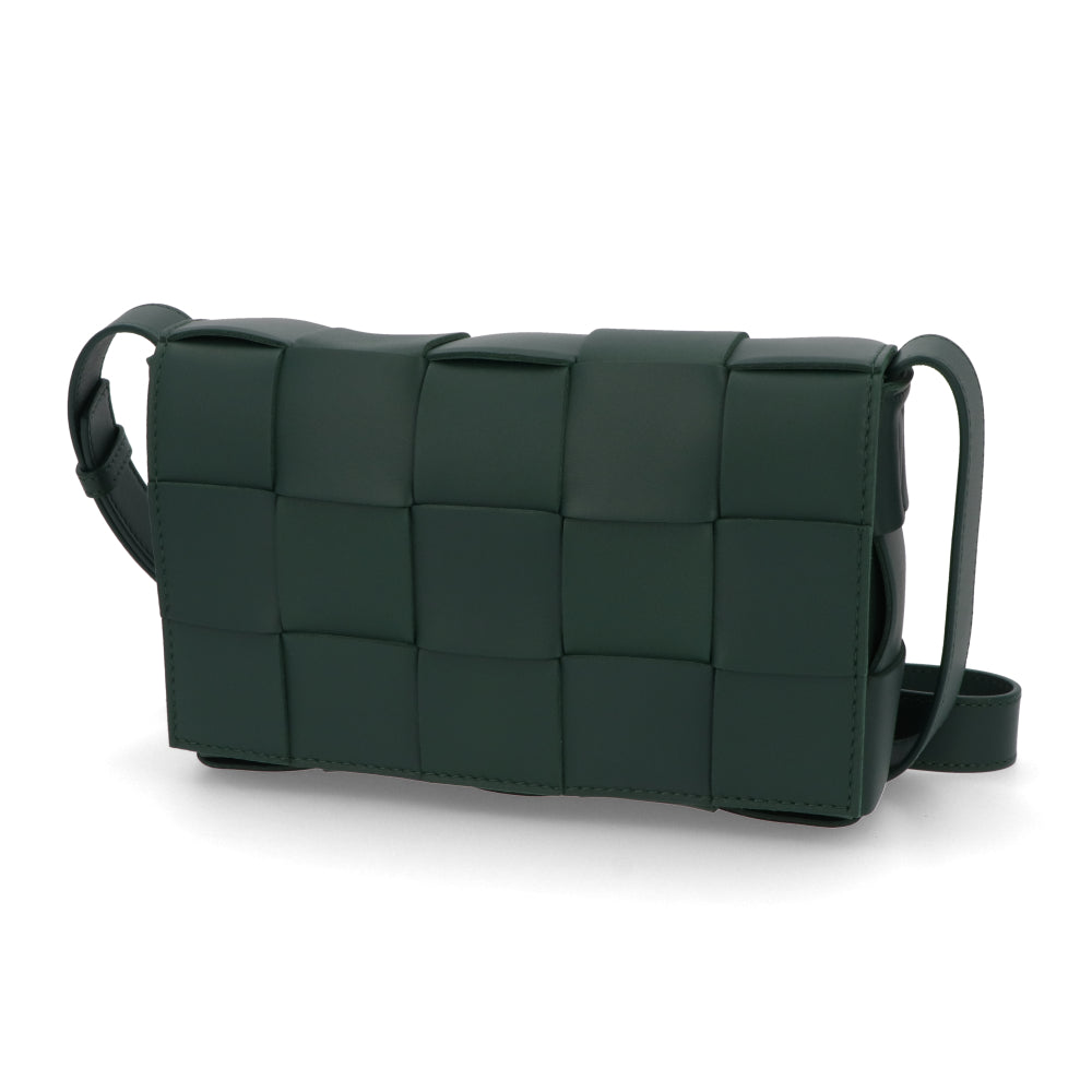 ボッテガ ヴェネタ BOTTEGA VENETA バッグ ショルダーバッグ レディース CASSETTE NAPPA ブラウン ベージュ ラムレザー クロスボディバッグ ボックス型 クラッチバッグ ショルダーバッグ 578004 VMAY1