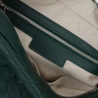 ボッテガ ヴェネタ BOTTEGA VENETA バッグ ショルダーバッグ メンズ INTRECCIATO MEDIUM CAMERA BAG ディープグリーン カーフスキン クロスボディバッグ カメラバッグ イントレチャート 755925 V2HL1