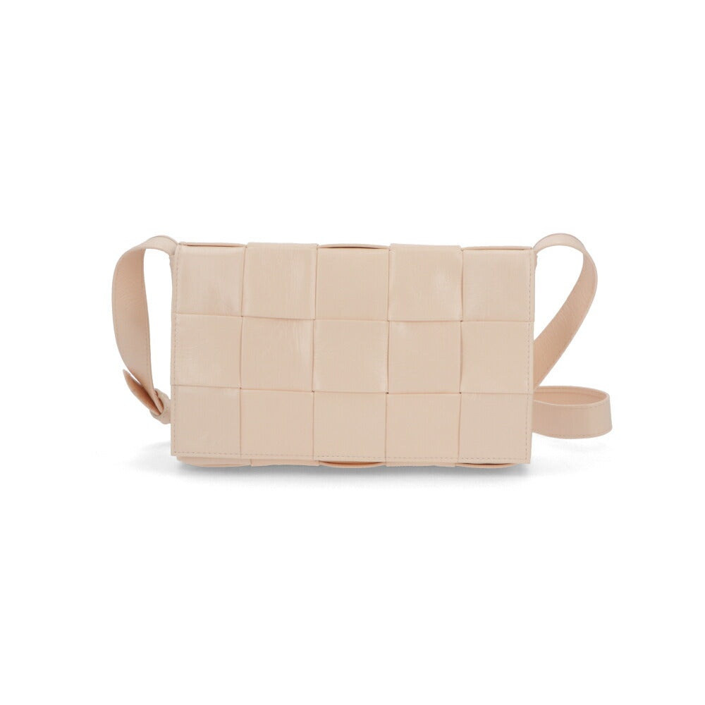 BOTTEGA VENETA ショルダーバッグ ピーチピンク クロスボディバッグ マキシイントレチャート 667298 VCQ71
