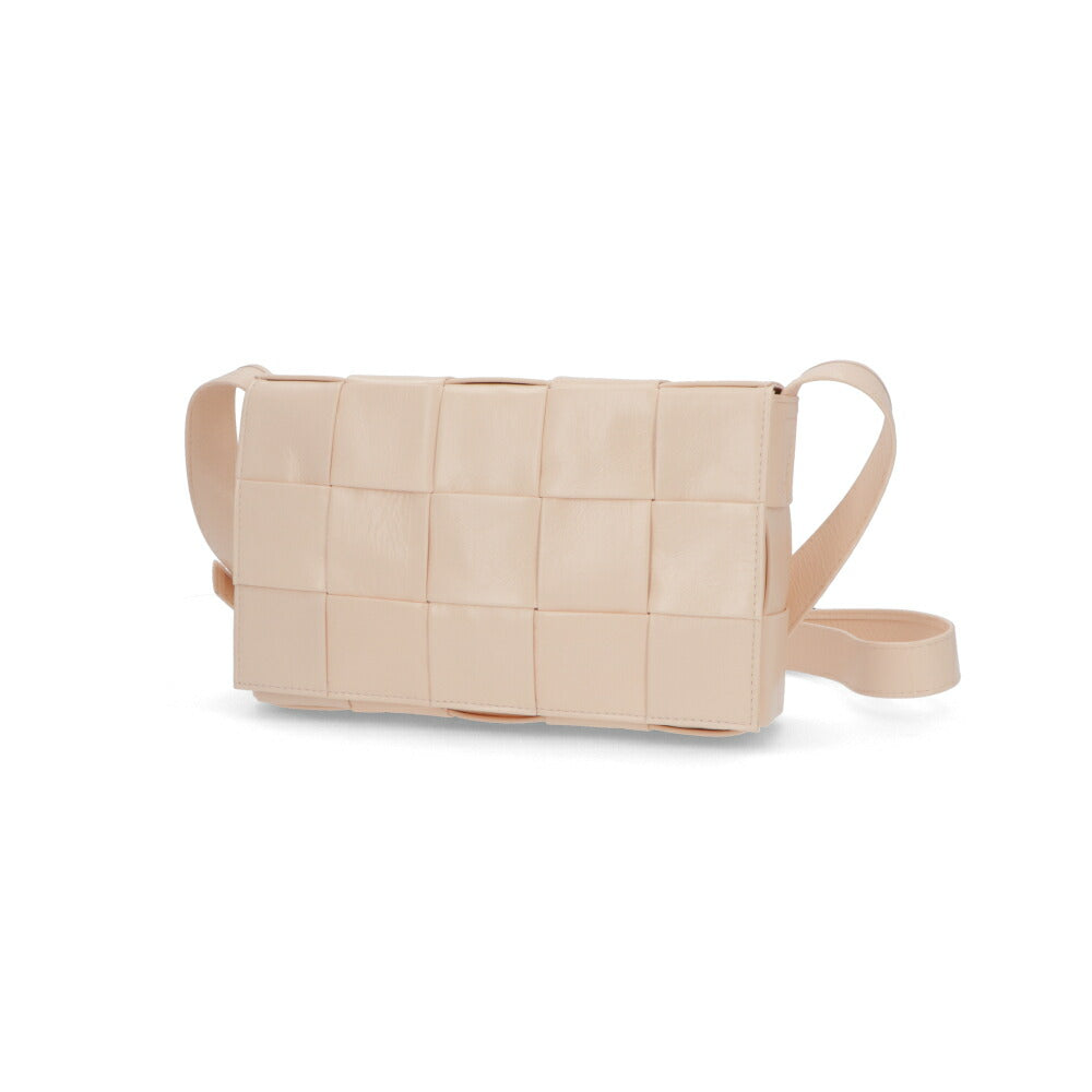 BOTTEGA VENETA ショルダーバッグ ピーチピンク クロスボディバッグ マキシイントレチャート 667298 VCQ71