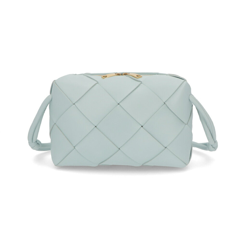 BOTTEGA VENETA ショルダーバッグ ライトブルー マキシイントレチャート 709417 VCQC2