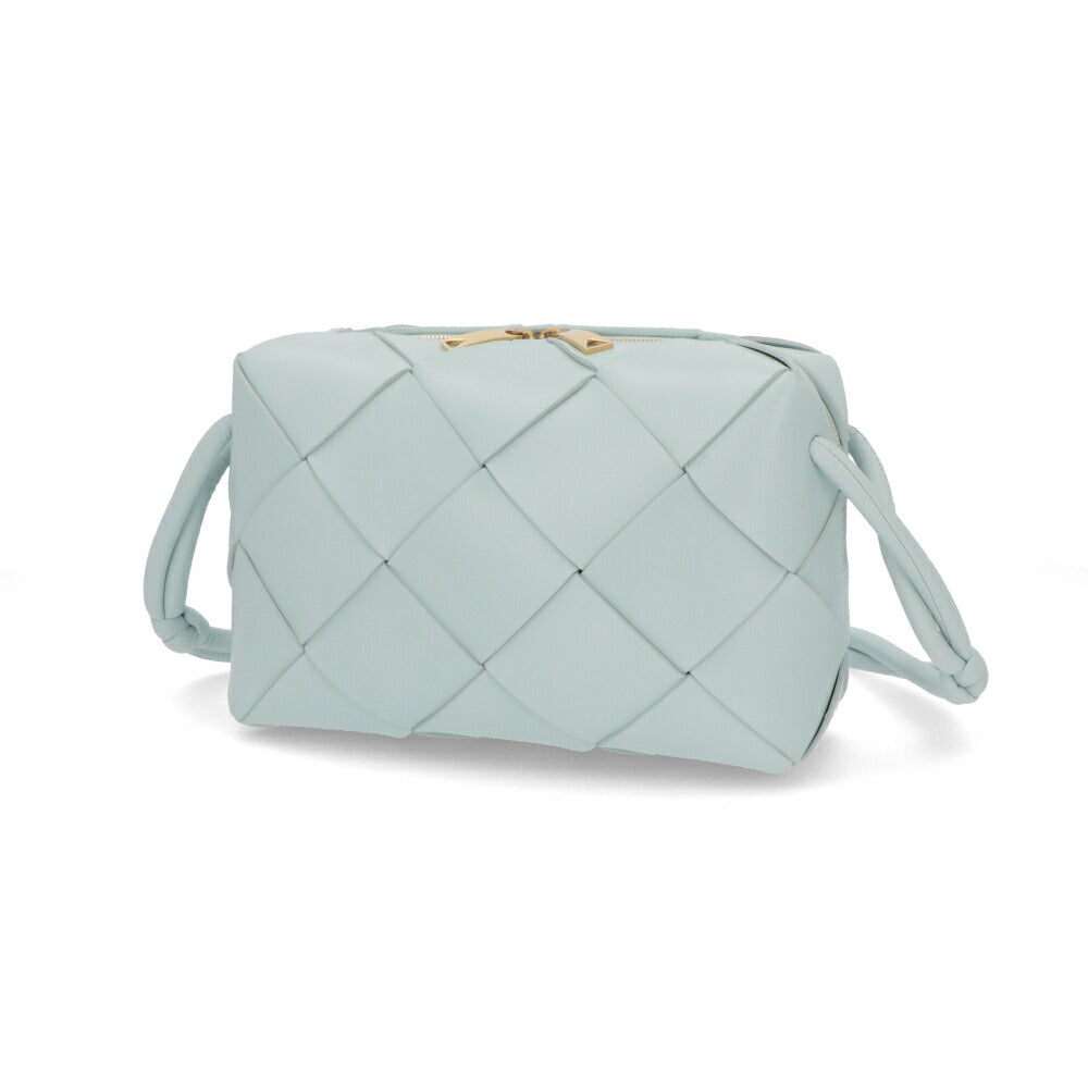 BOTTEGA VENETA ショルダーバッグ ライトブルー マキシイントレチャート 709417 VCQC2