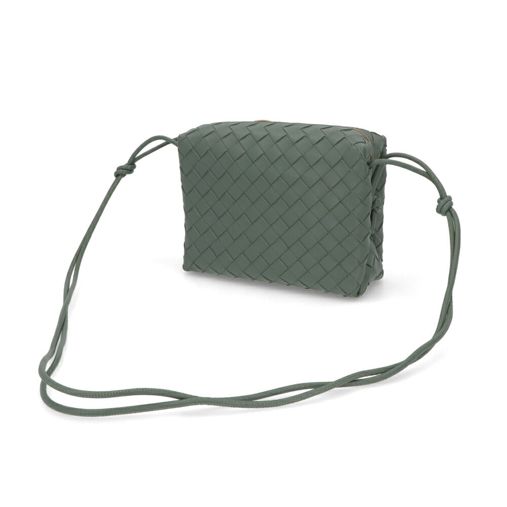 BOTTEGA VENETA ショルダーバッグ ダークグリーン マキシイントレチャート カセット 723548 V1G11