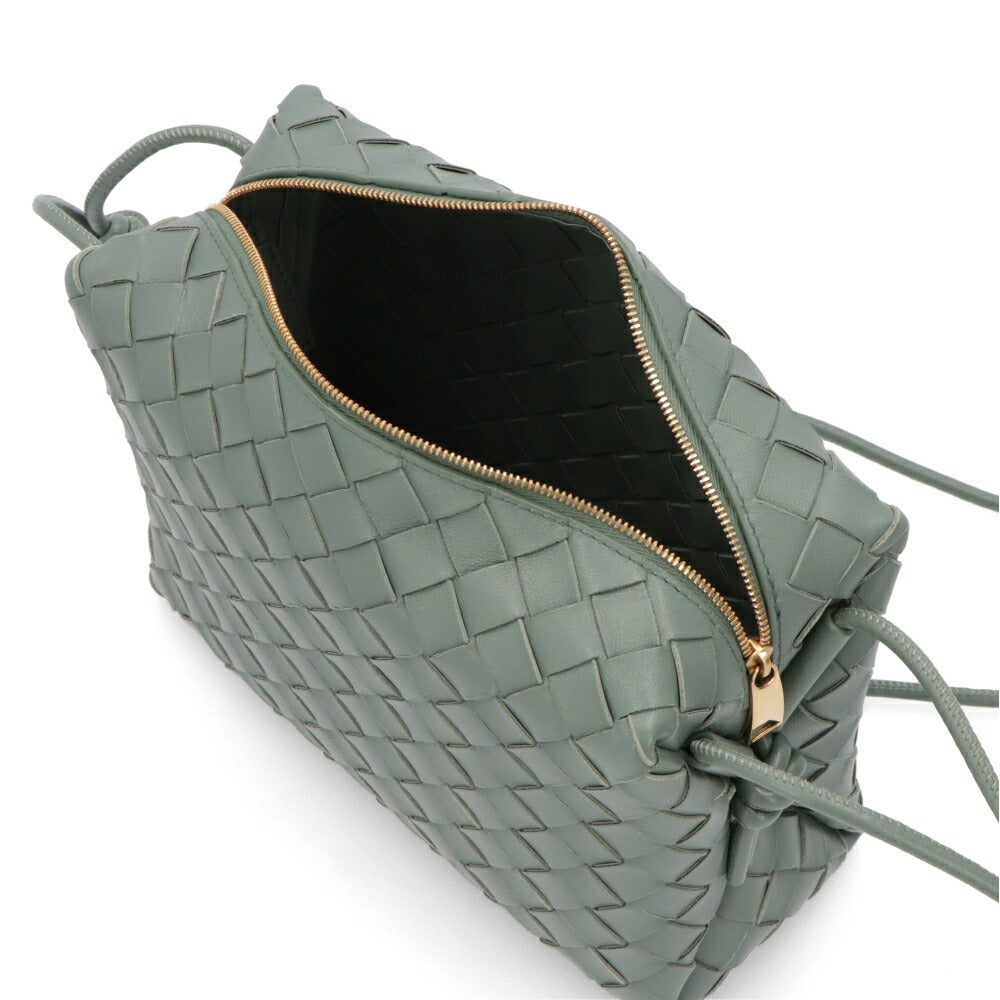 BOTTEGA VENETA ショルダーバッグ ダークグリーン マキシイントレチャート カセット 723548 V1G11