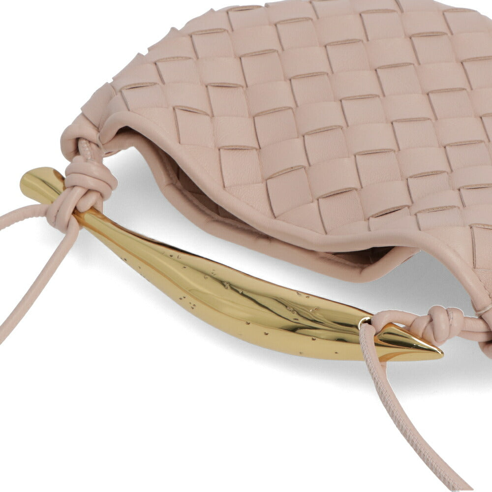 BOTTEGA VENETA ショルダーバッグ ライトピンク マキシイントレチャート カセット 744267 VCPP1