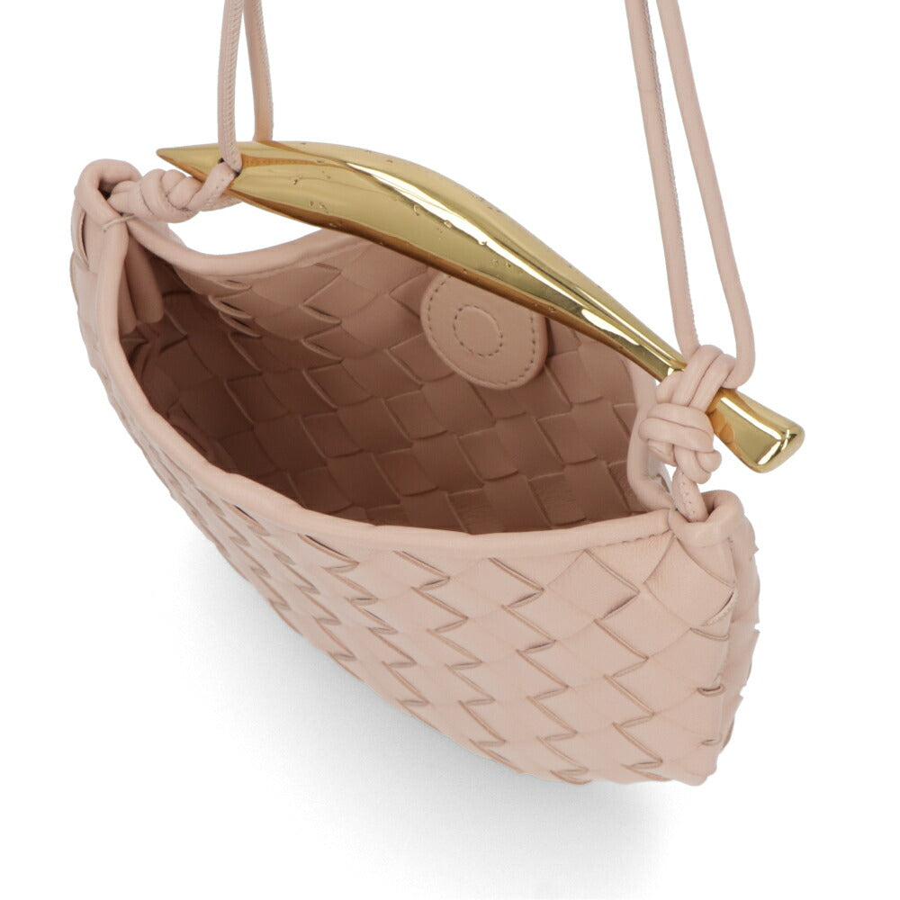 BOTTEGA VENETA ショルダーバッグ ライトピンク マキシイントレチャート カセット 744267 VCPP1