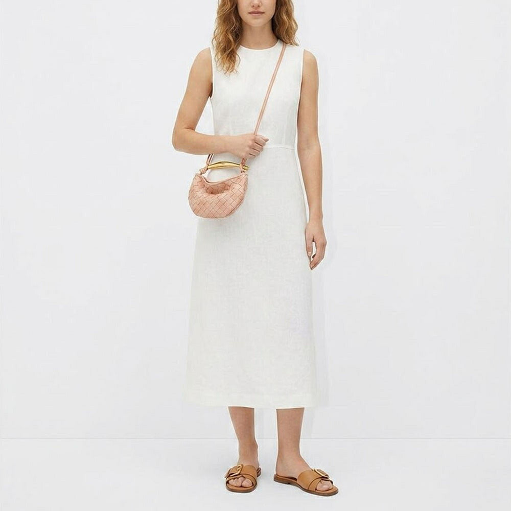 BOTTEGA VENETA ショルダーバッグ ライトピンク マキシイントレチャート カセット 744267 VCPP1