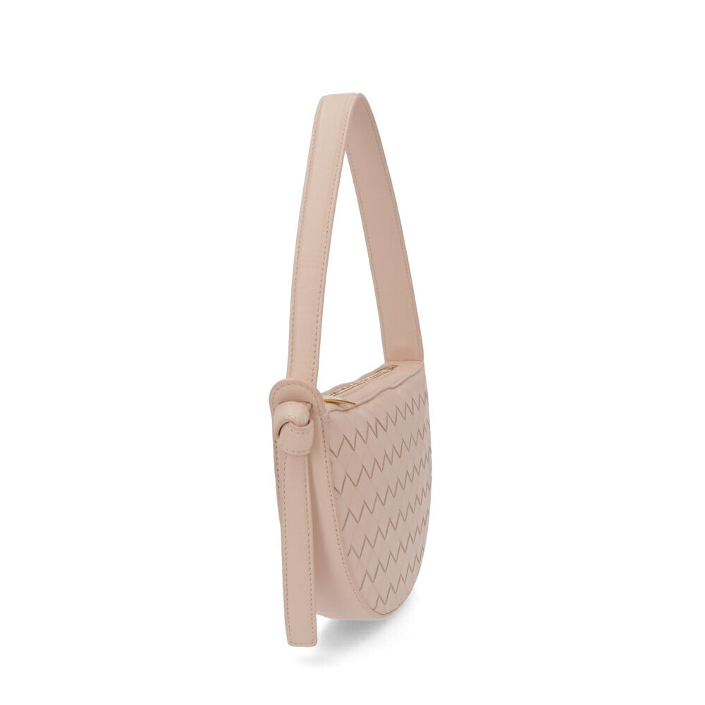 BOTTEGA VENETA ショルダーバッグ ダークグリーン グリーン ライトピンク マキシイントレチャート カセット 763747 VCPP3