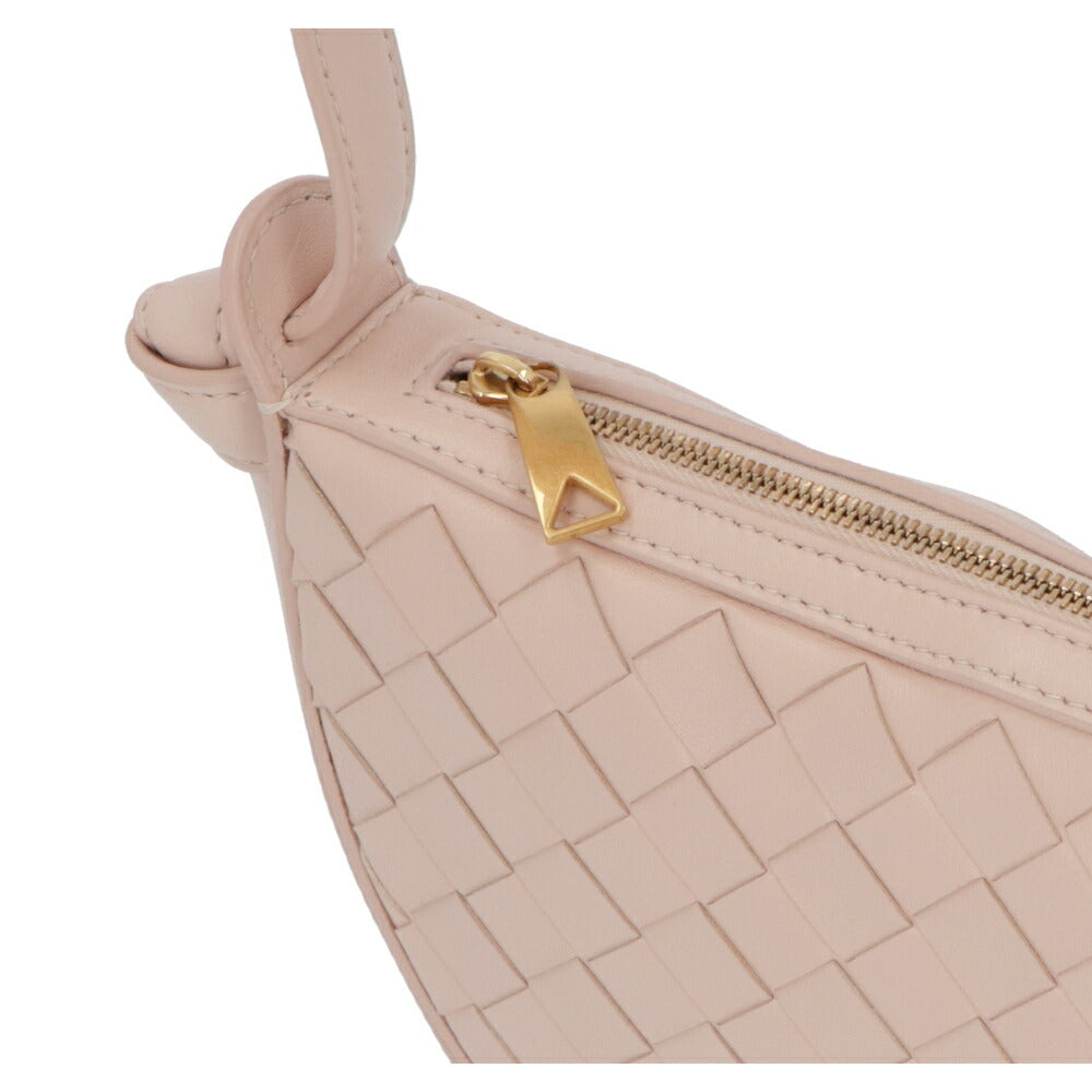 BOTTEGA VENETA ショルダーバッグ ダークグリーン グリーン ライトピンク マキシイントレチャート カセット 763747 VCPP3