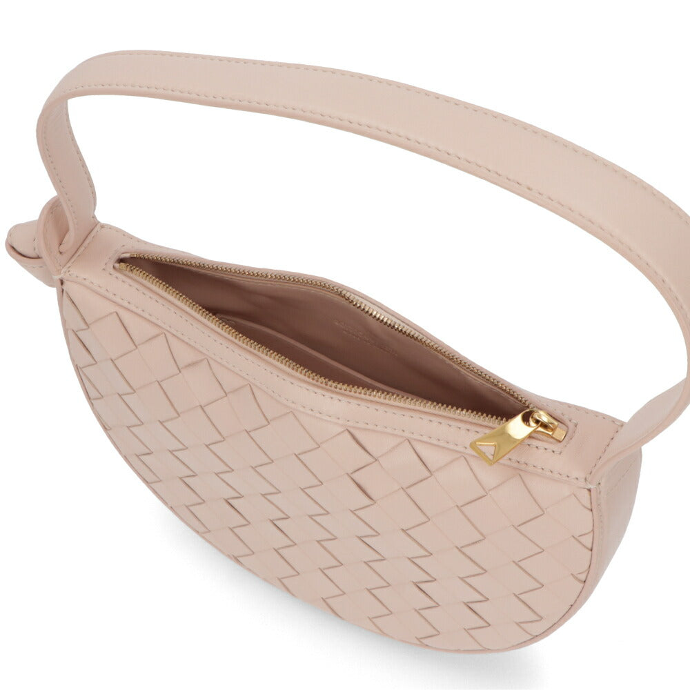 BOTTEGA VENETA ショルダーバッグ ダークグリーン グリーン ライトピンク マキシイントレチャート カセット 763747 VCPP3
