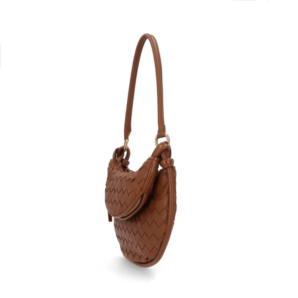 BOTTEGA VENETA ショルダーバッグ ダークブラウン ブラウン マキシイントレチャート カセット 776764 VCPP1