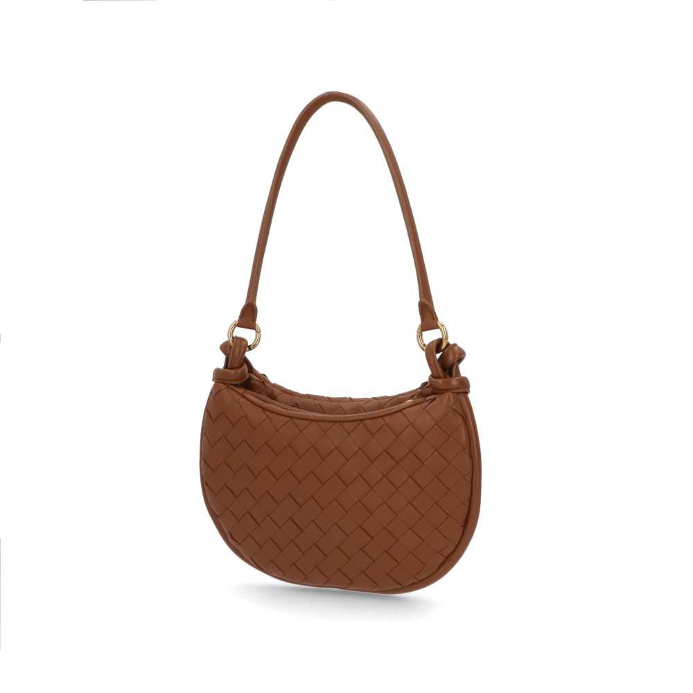 BOTTEGA VENETA ショルダーバッグ ダークブラウン ブラウン マキシイントレチャート カセット 776764 VCPP1