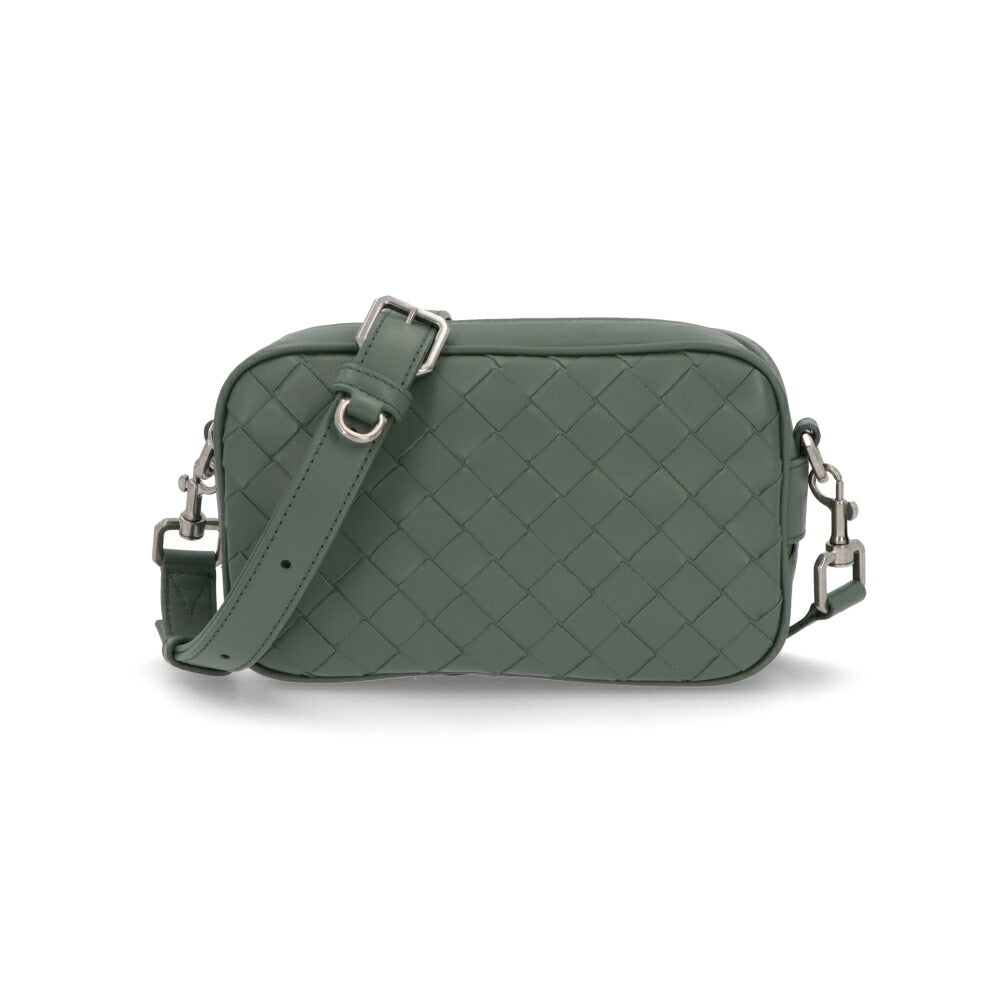 BOTTEGA VENETA ショルダーバッグ グリーン マキシイントレチャート カセット 765911 V2HL1