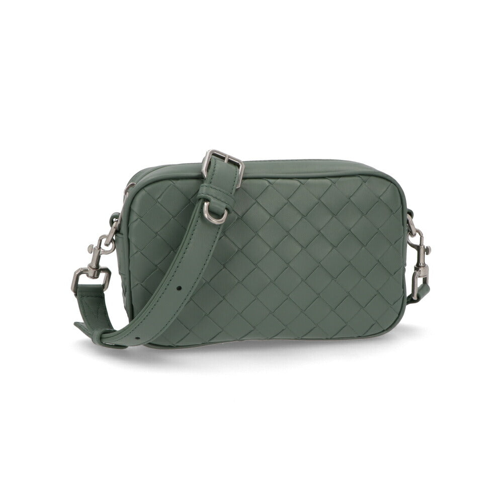 BOTTEGA VENETA ショルダーバッグ グリーン マキシイントレチャート カセット 765911 V2HL1